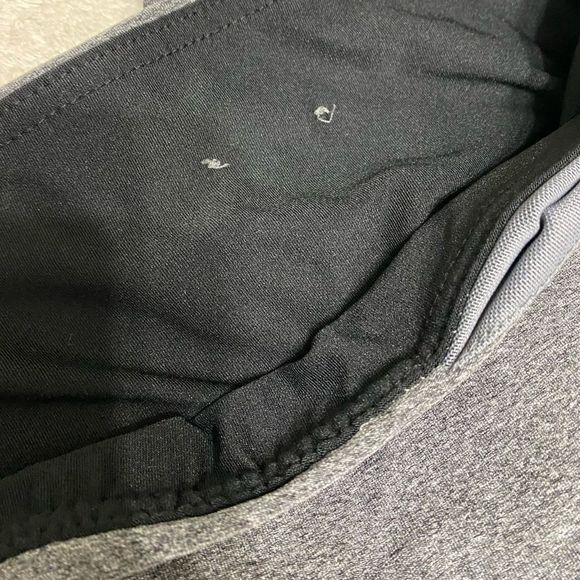 RBX live life active capri leggings women Size L grey with blue and green strip - Picture 11 of 11